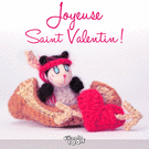 C&oelig;ur c&acirc;lin et tendre pour une Saint-Valentin